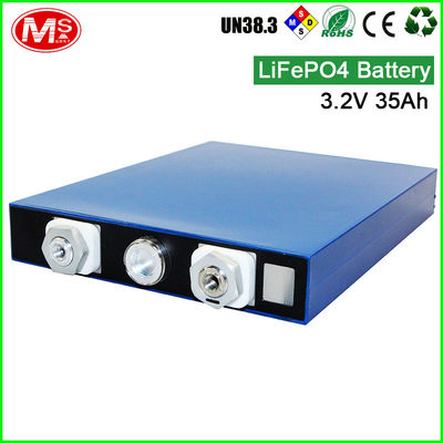 China De professionele LiFePO4-Ionenbatterijcel 3.2V 35Ah van het Accu Zonne Prismatische Lithium leverancier
