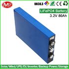 Prismatische het Lithium Ionenbatterij van hoge Machts3.2v 80Ah LiFePO4 Batterijcellen