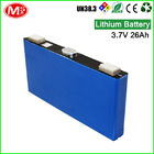 China Zonne Prismatisch Lithium Batterijcellen/3,7 het Lithium Ionen Navulbare Batterij van V 26Ah bedrijf