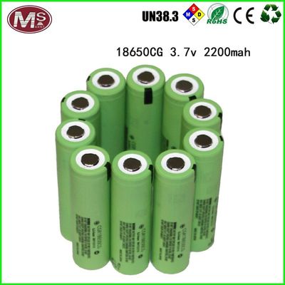 China De cilindrische Ionenbatterij 3.7V 2200mah, van Li Batterij 08600 voor het Schoonmaken van Voertuigen 18650CG fabriek