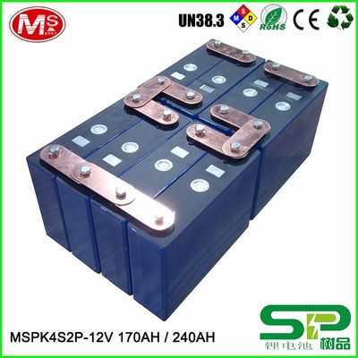 China Long cycle life lithium battery pack 12V 240Ah for electric vehicle or solar power system MSPK4S2P verdeler