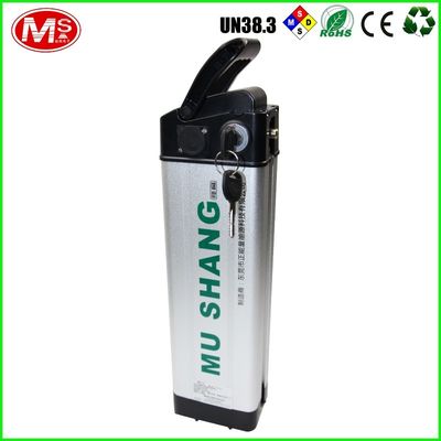 China De zilveren Batterij van 48v 10ah Ebike, de Navulbare Batterij van LiFePO4 voor Elektrische Fiets verdeler